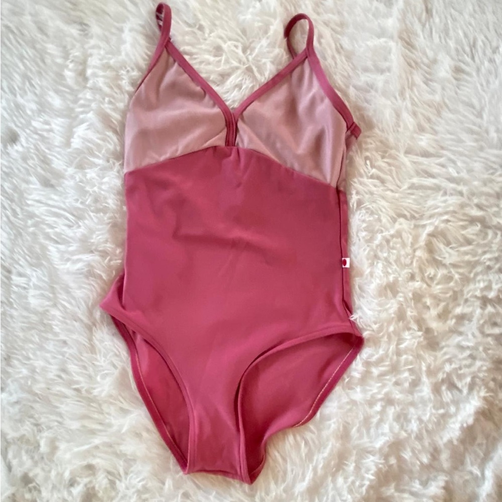 Yumiko Two-Tone Pink Leotard S adult